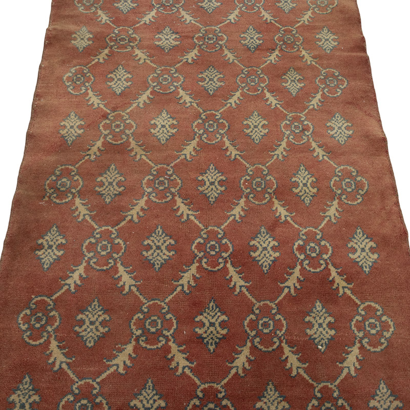 El Dokuma Vintage Halı - 86 cm x 182 cm - K0084186