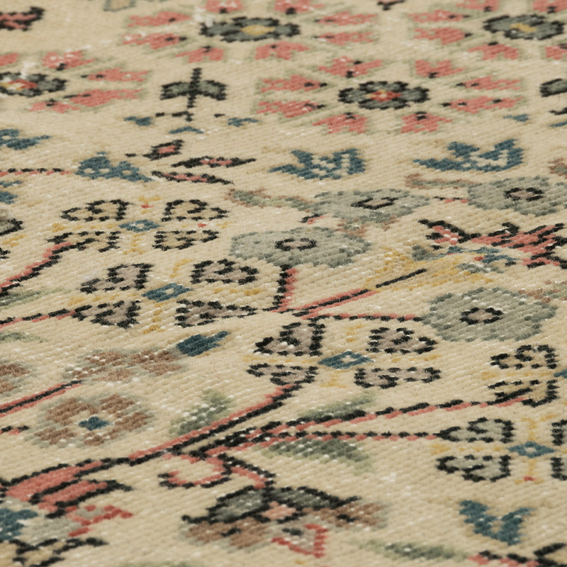 Alfombra Vintage Turca Anudada a Mano - 157 cm x 254 cm - K0084188