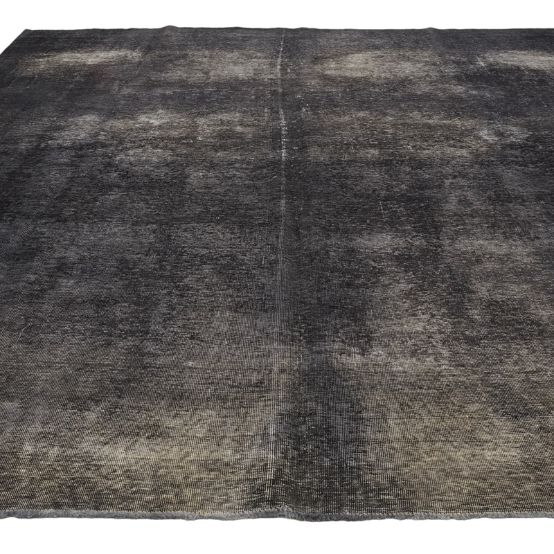 Overdyed Vintage Hand-knotted Oriental Rug - 9' 1" x 10' 9" (109" x 129") - K0084189