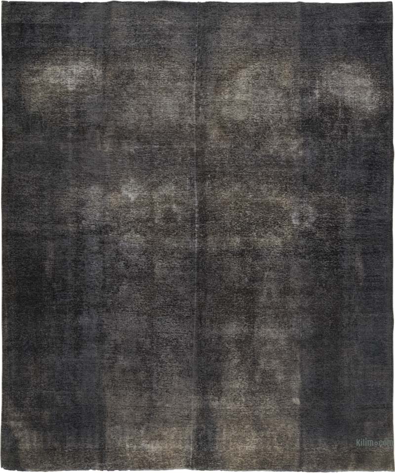 Overdyed Vintage Hand-knotted Oriental Rug - 9' 1" x 10' 9" (109" x 129") - K0084189