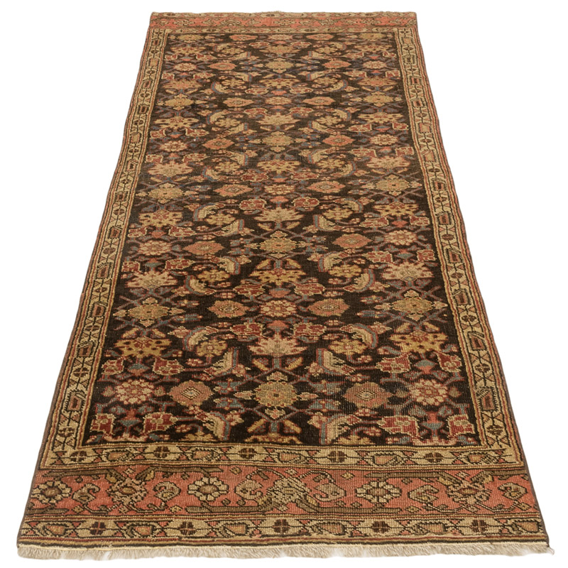Vintage Oriental Hand-Knotted Runner - 2' 7" x 7' 3" (31" x 87") - K0084192