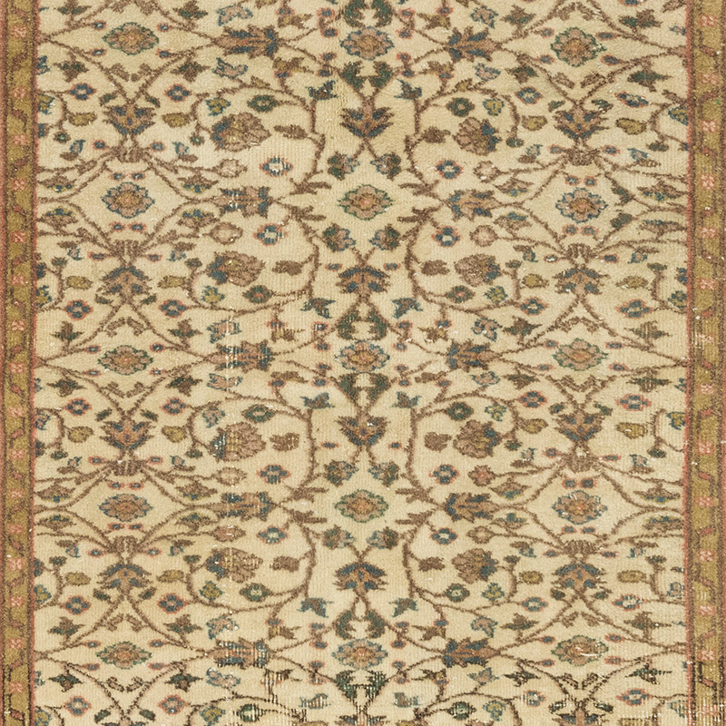 Vintage Turkish Hand-Knotted Rug - 4' 8" x 7' 10" (56" x 94") - K0084193