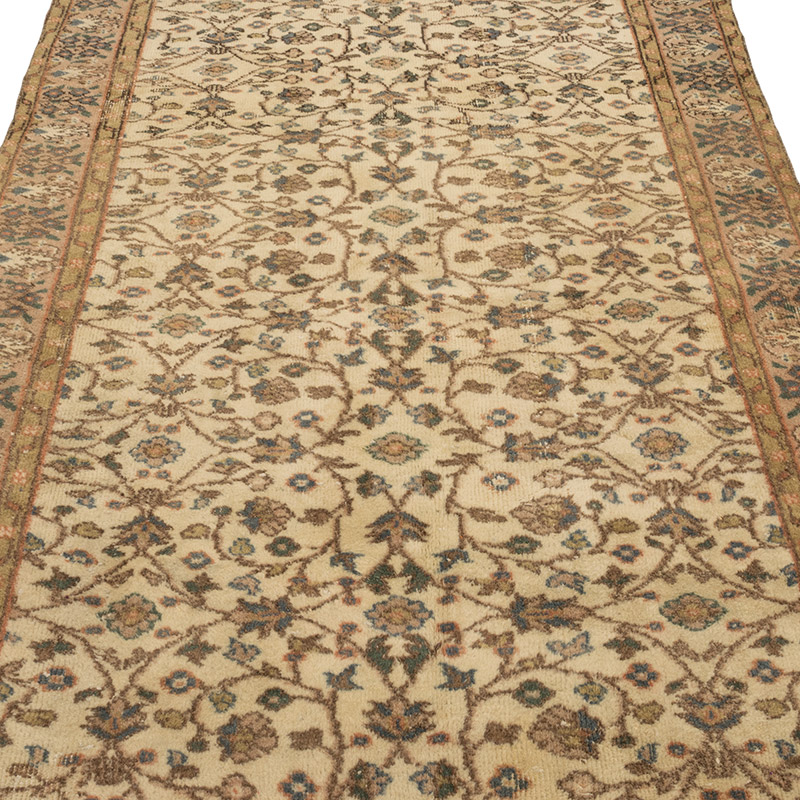 Vintage Turkish Hand-Knotted Rug - 4' 8" x 7' 10" (56" x 94") - K0084193