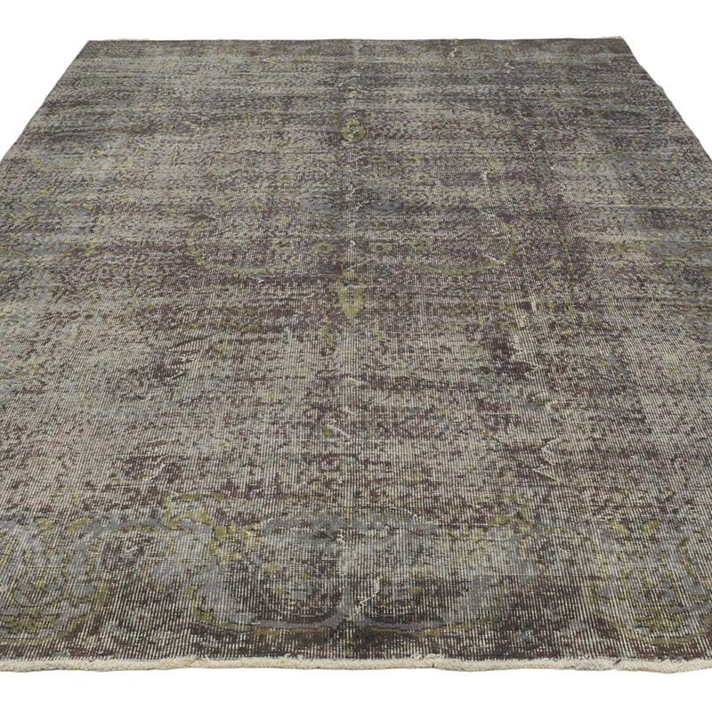 Alfombra Turca Vintage Sobre-teñida - 196 cm x 295 cm - K0084196