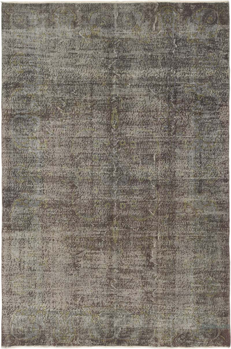 Alfombra Turca Vintage Sobre-teñida - 196 cm x 295 cm - K0084196