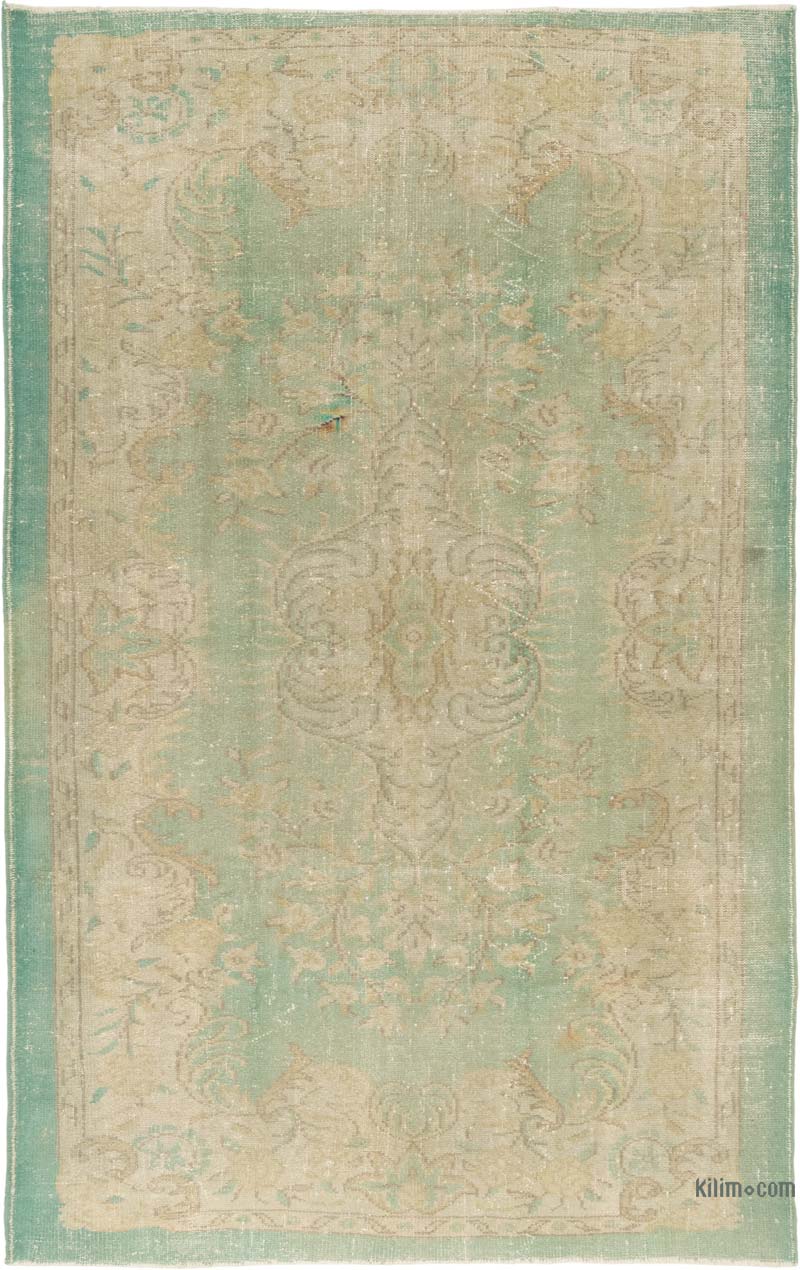Alfombra Vintage Turca Anudada a Mano - 175 cm x 278 cm - K0084199