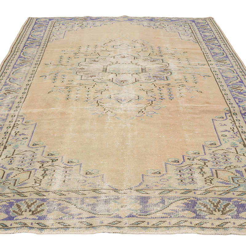 El Dokuma Vintage Halı - 197 cm x 288 cm - K0084201