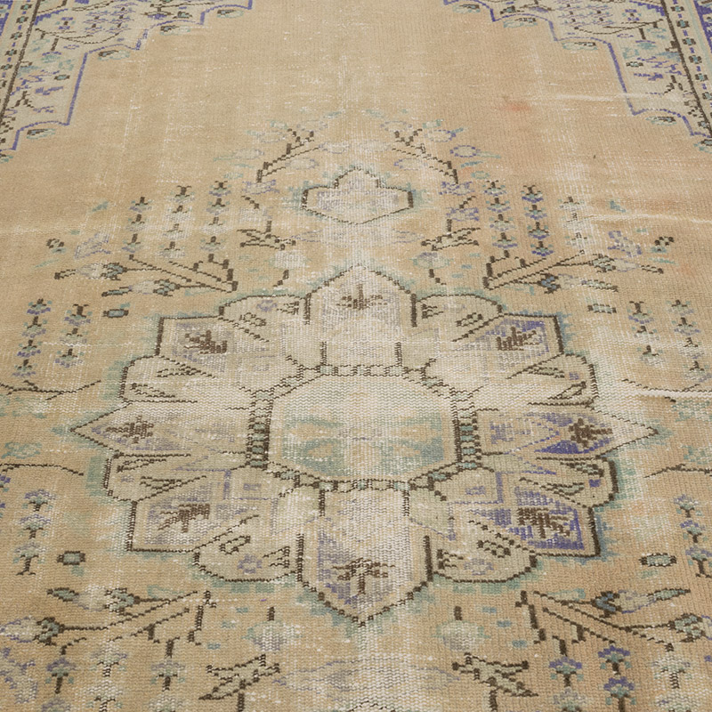 El Dokuma Vintage Halı - 197 cm x 288 cm - K0084201