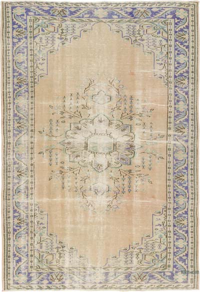 El Dokuma Vintage Halı - 197 cm x 288 cm