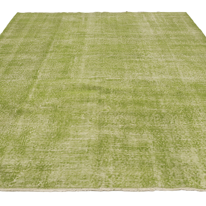 Over-dyed Turkish Vintage Rug - 6' 11" x 9' 8" (83" x 116") - K0084202