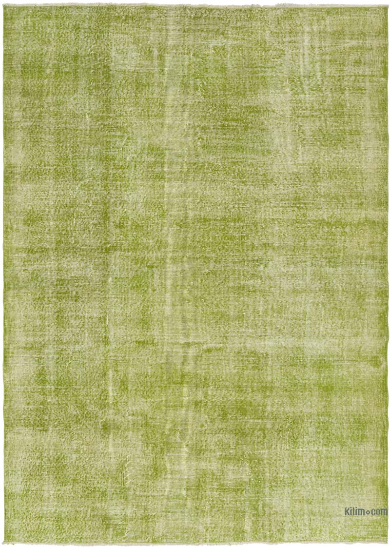 Over-dyed Turkish Vintage Rug - 6' 11" x 9' 8" (83" x 116") - K0084202