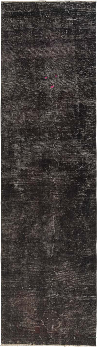 Corredor Turco Vintage sobre-teñido - 94 cm x 353 cm