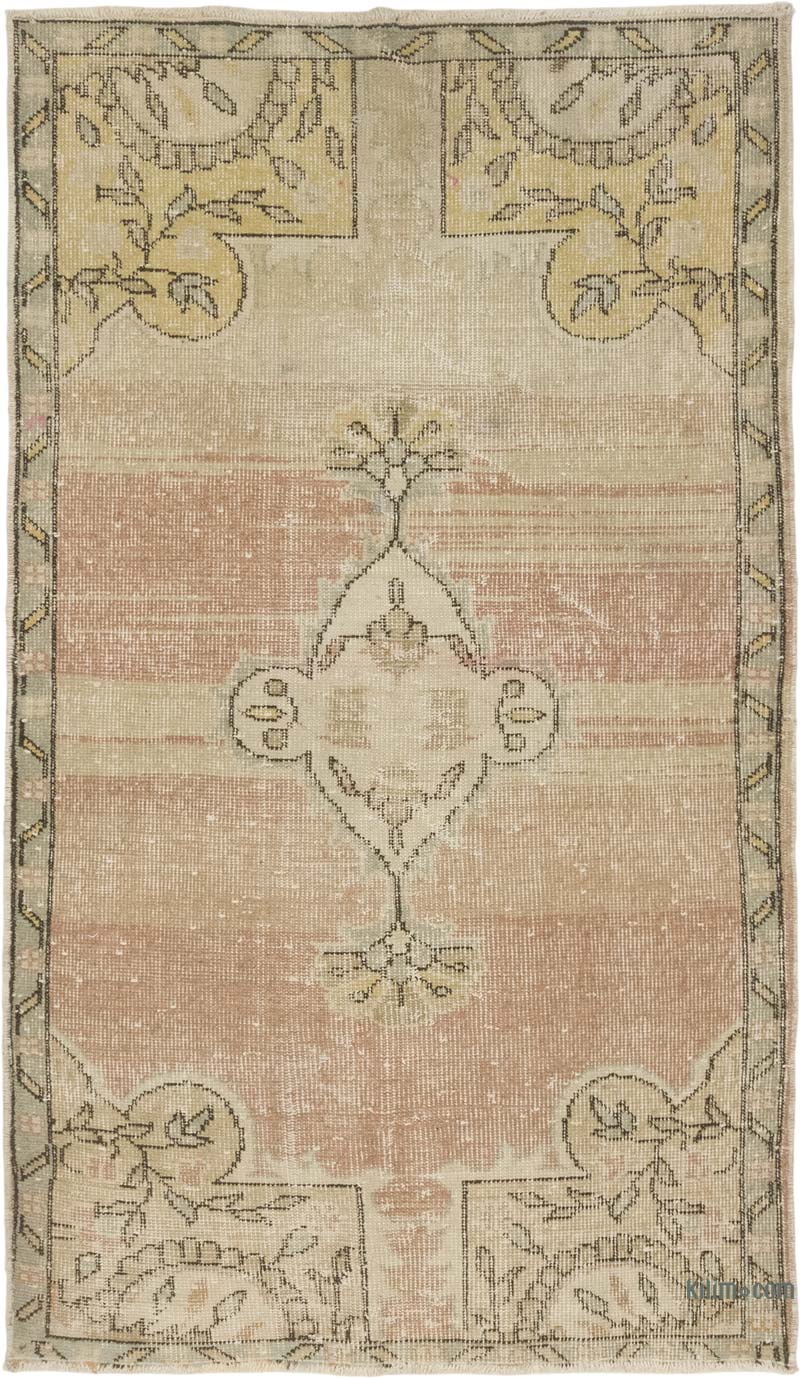 Vintage Turkish Hand-Knotted Rug - 3' 3" x 5' 2" (39" x 62") - K0084205
