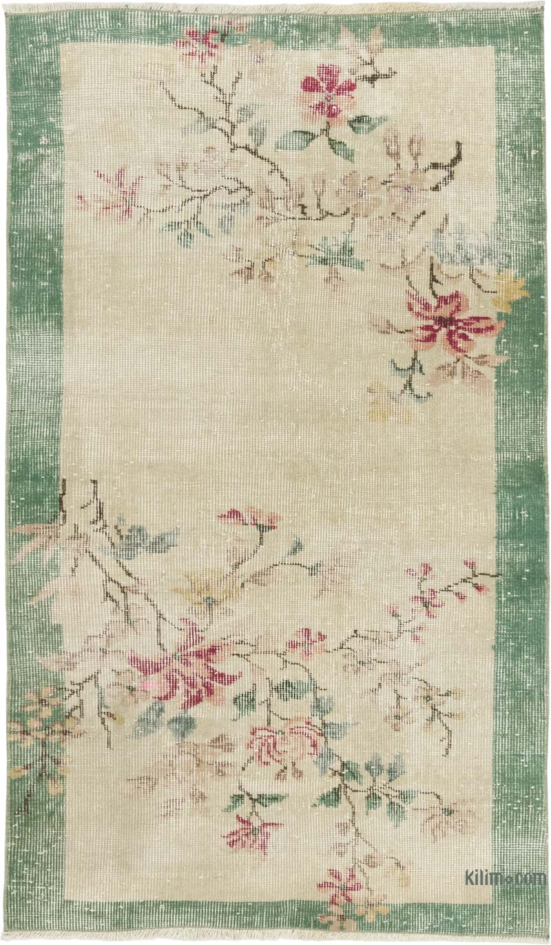 Vintage Turkish Hand-Knotted Rug - 2' 7" x 4' 6" (31" x 54") - K0084207
