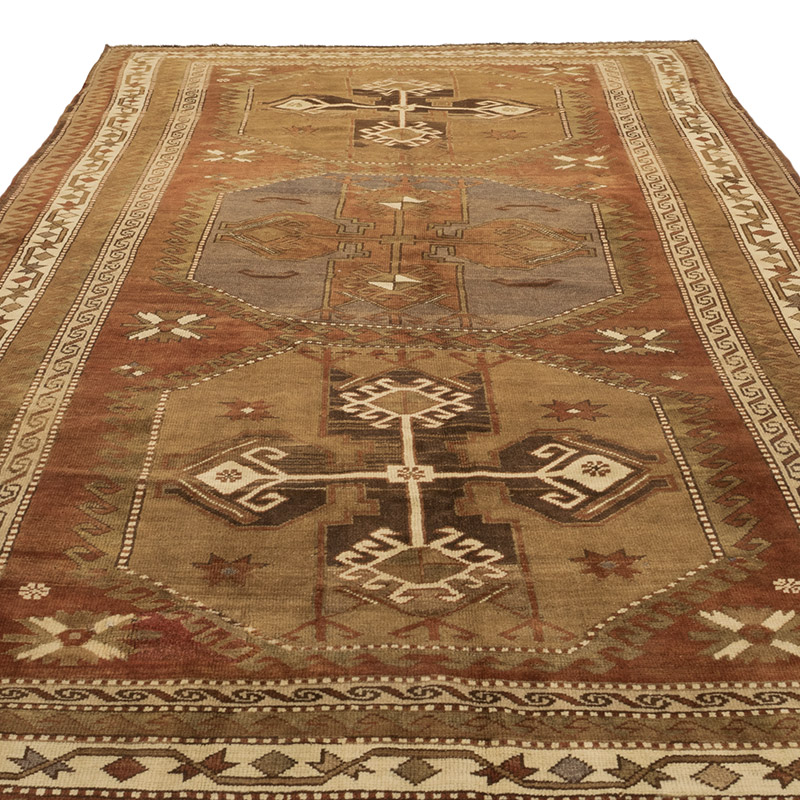 El Dokuma Vintage Hali - 203 cm x 342 cm - K0084209