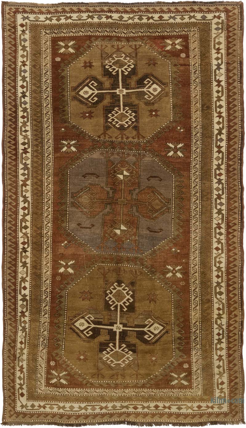 El Dokuma Vintage Hali - 203 cm x 342 cm - K0084209