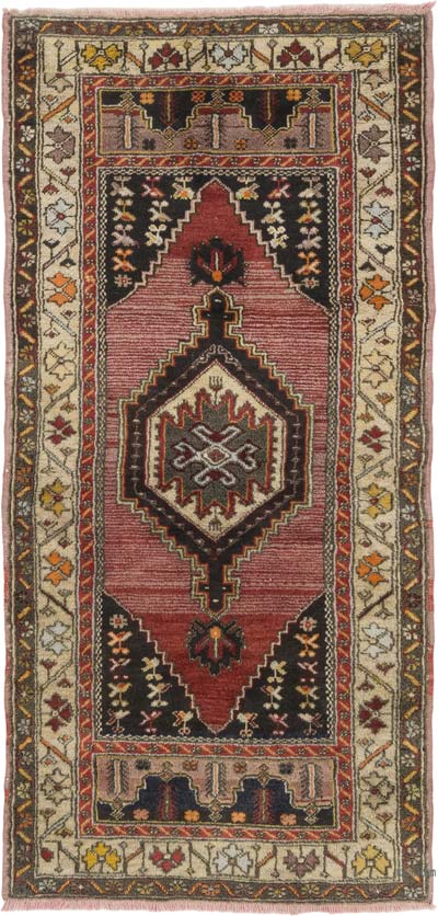 Vintage Turkish Hand-Knotted Rug - 3' 3" x 6' 8" (39" x 80")