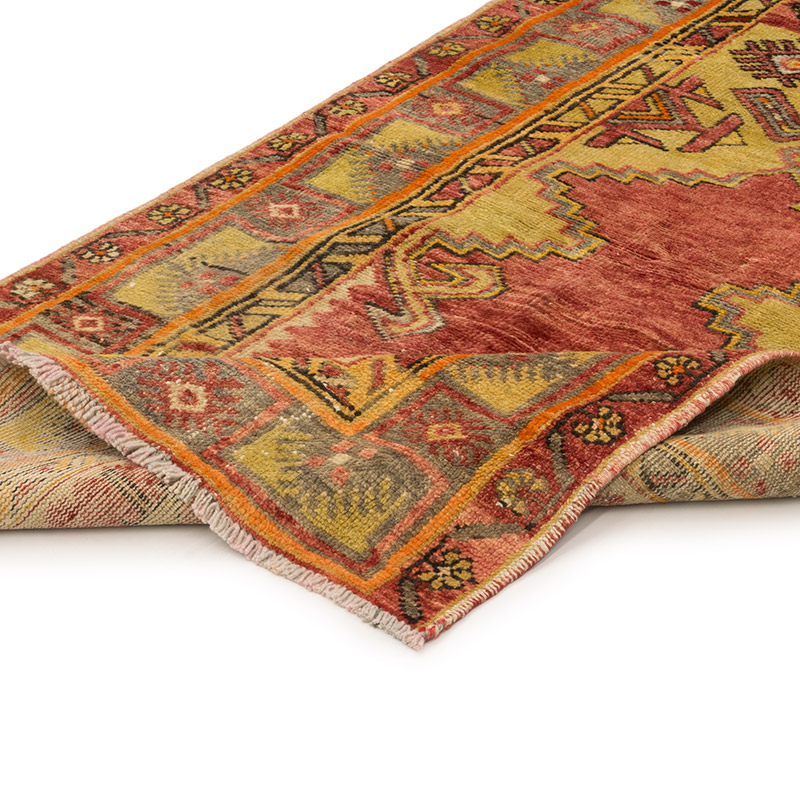 Alfombra Vintage Turca Anudada a Mano - 90 cm x 161 cm - K0084212