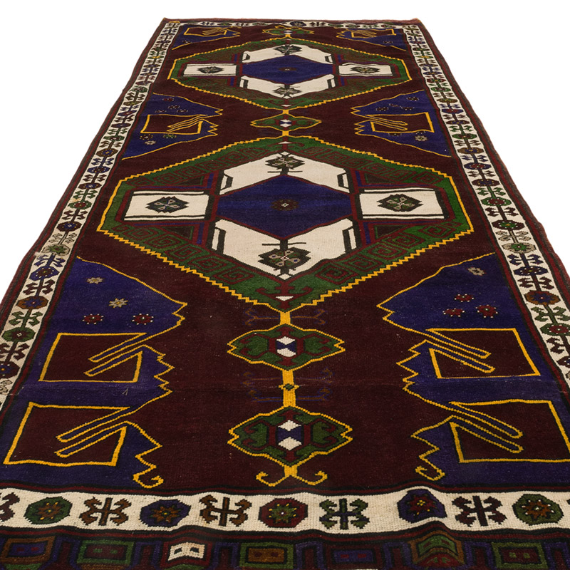 El Dokuma Vintage Hali - 140 cm x 385 cm - K0084213