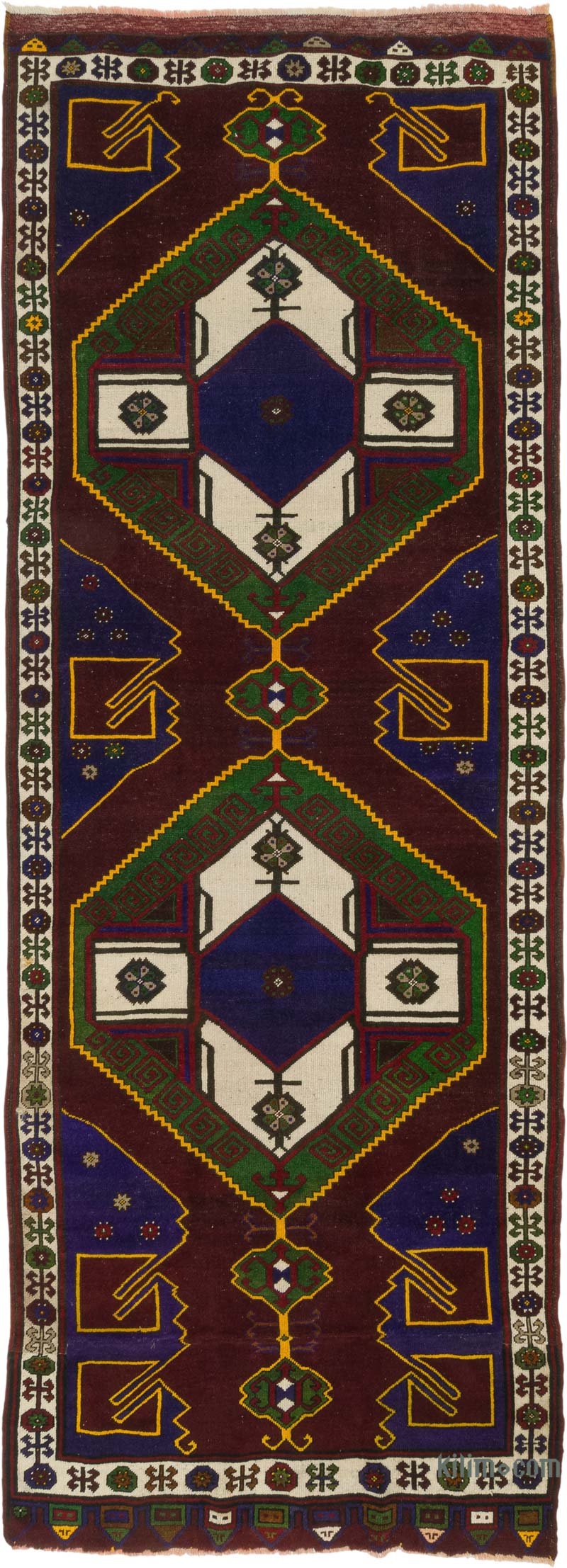 El Dokuma Vintage Hali - 140 cm x 385 cm - K0084213