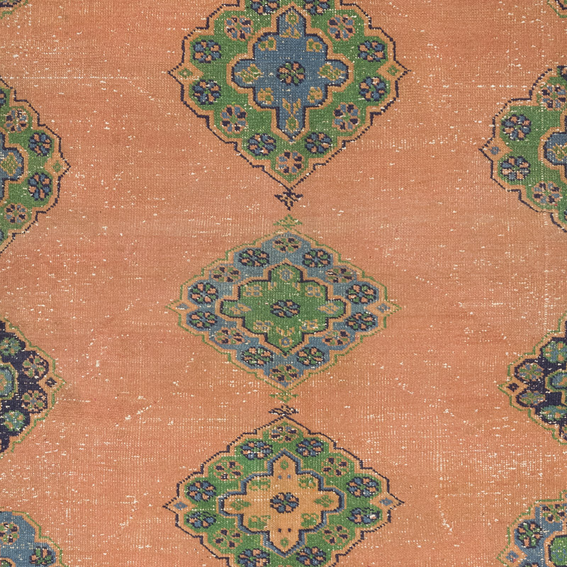 Vintage Turkish Hand-Knotted Rug - 4' 7" x 7' 7" (55" x 91") - K0084215
