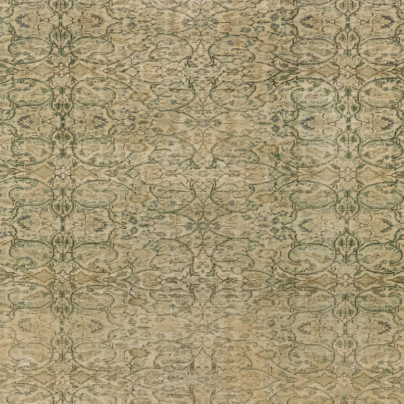 Vintage Turkish Hand-Knotted Rug - 6' 4" x 9' 2" (76" x 110") - K0084218