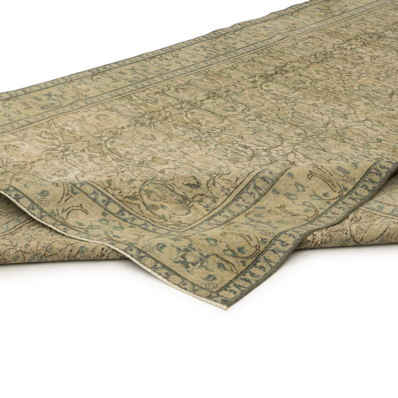 Vintage Turkish Hand-Knotted Rug - 6' 4" x 9' 2" (76" x 110") - K0084218