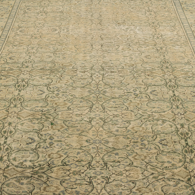 Vintage Turkish Hand-Knotted Rug - 6' 4" x 9' 2" (76" x 110") - K0084218