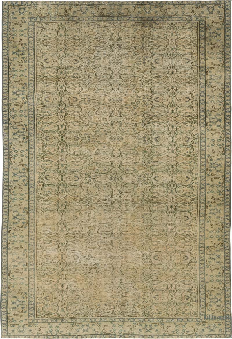 Vintage Turkish Hand-Knotted Rug - 6' 4" x 9' 2" (76" x 110") - K0084218