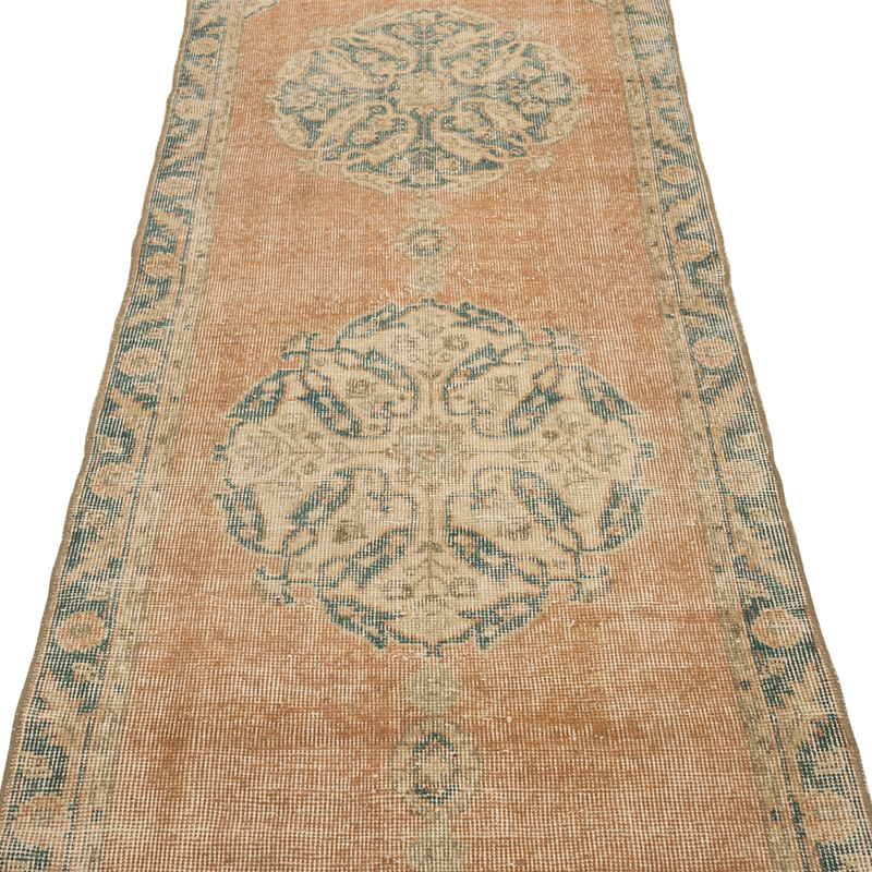 Vintage Turkish Hand-Knotted Runner - 2' 9" x 10' 10" (33" x 130") - K0084219