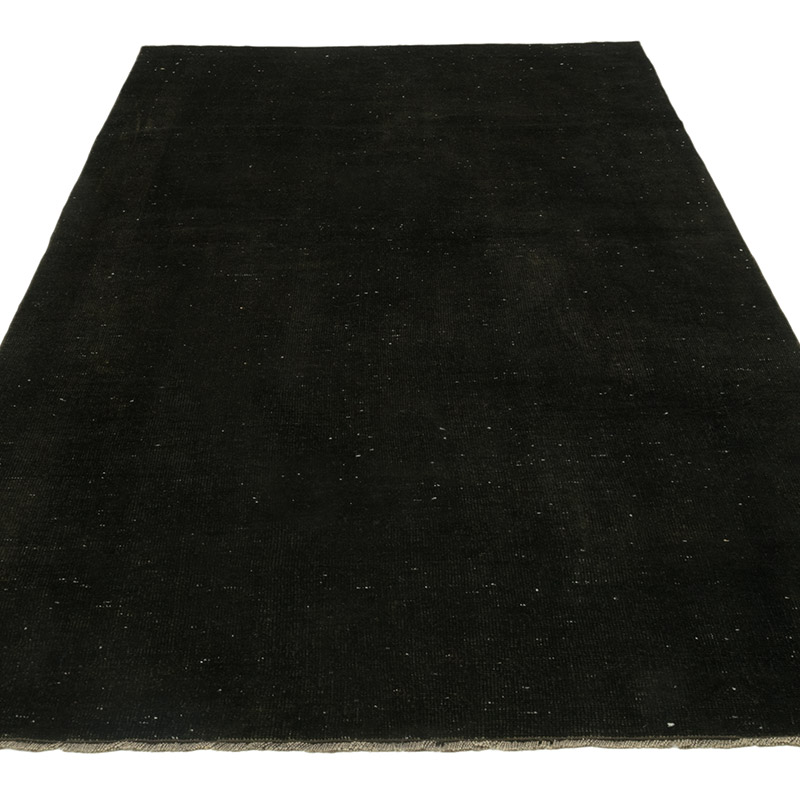 Over-dyed Vintage Hand-Knotted Turkish Rug - 4' 4" x 9'  (52" x 108") - K0084221