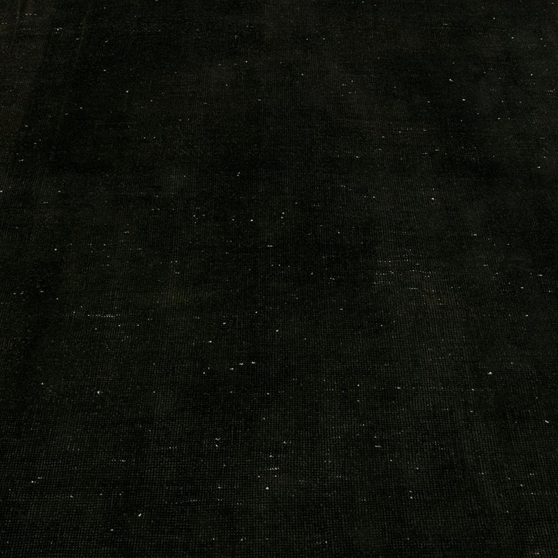Over-dyed Vintage Hand-Knotted Turkish Rug - 4' 4" x 9'  (52" x 108") - K0084221