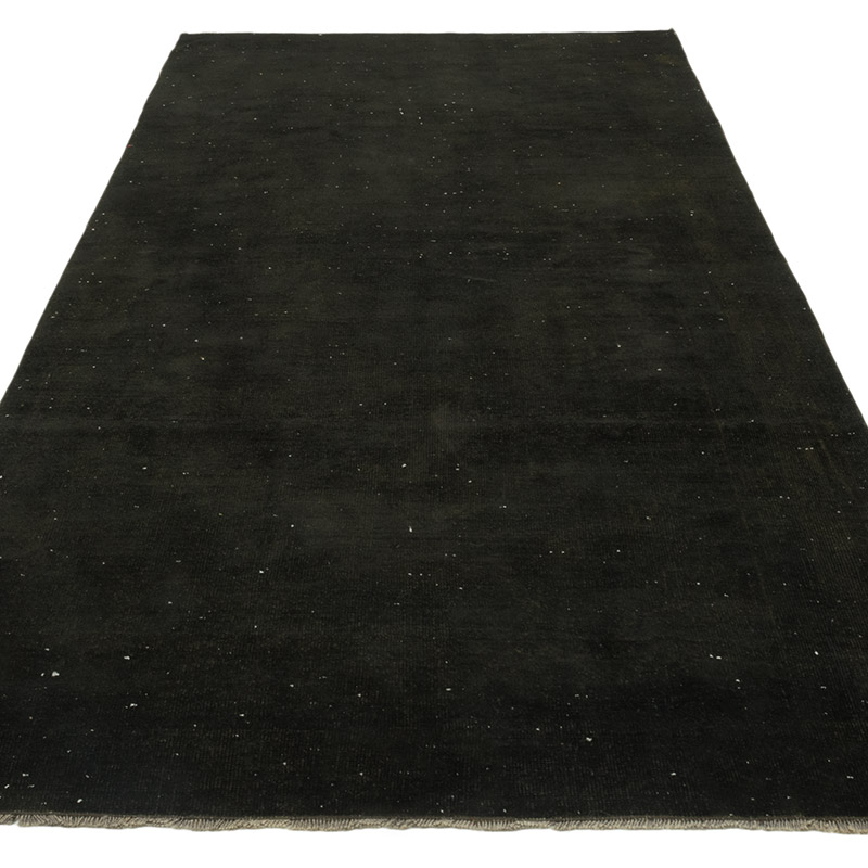 Over-dyed Vintage Hand-Knotted Turkish Rug - 4' 4" x 9'  (52" x 108") - K0084221