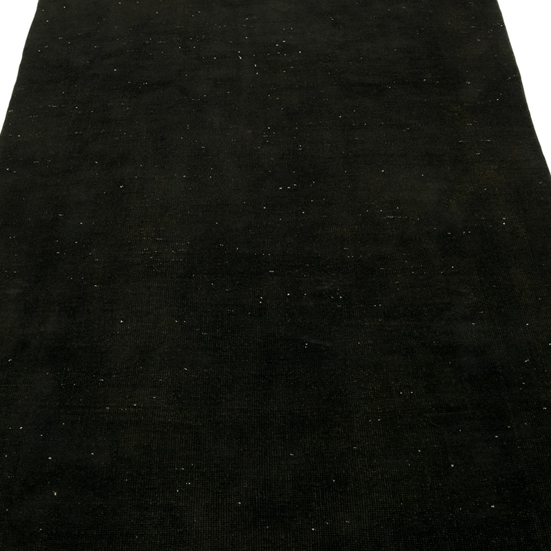 Over-dyed Vintage Hand-Knotted Turkish Rug - 4' 4" x 9'  (52" x 108") - K0084221
