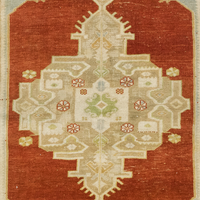 Vintage Turkish Hand-Knotted Rug - 4' 1" x 6' 4" (49" x 76") - K0084222