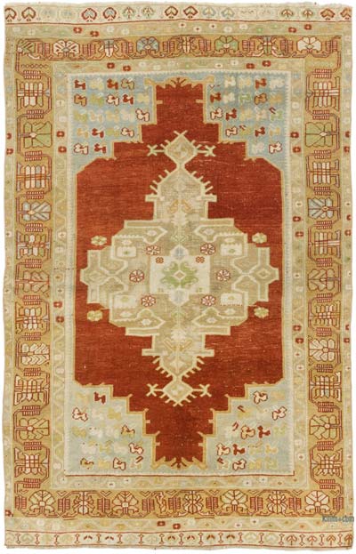 El Dokuma Vintage Hali - 125 cm x 193 cm