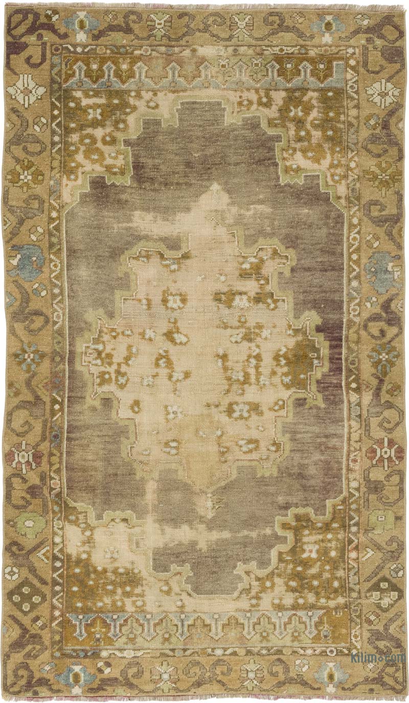 Vintage Turkish Hand-Knotted Rug - 3' 5" x 5' 9" (41" x 69") - K0084224