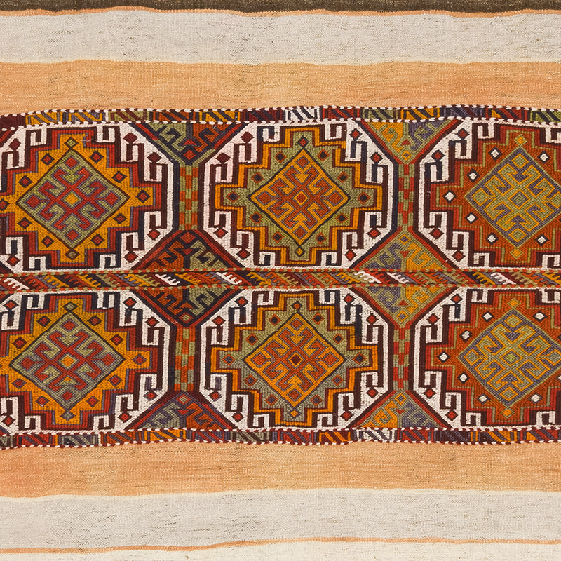 Alfombra Vintage Malatya Kilim - 141 cm x 181 cm - K0084226