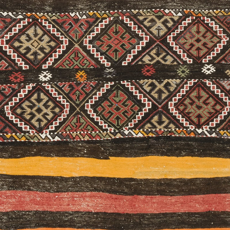Vintage Malatya Kilimi - 129 cm x 126 cm - K0084227
