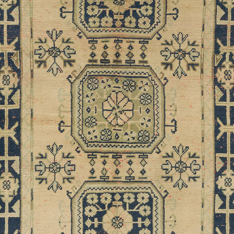 Vintage Turkish Hand-Knotted Rug - 5' 1" x 6' 10" (61" x 82") - K0084230