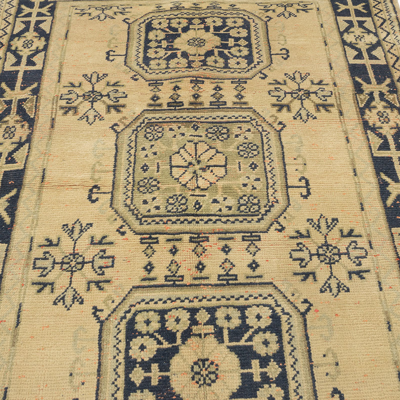 Vintage Turkish Hand-Knotted Rug - 5' 1" x 6' 10" (61" x 82") - K0084230