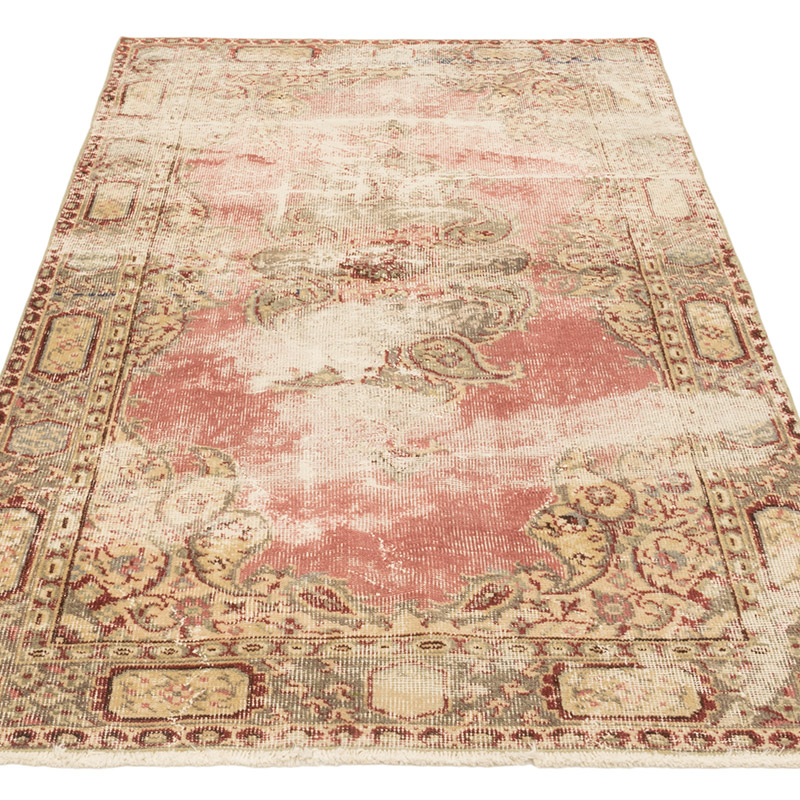 Vintage Turkish Hand-Knotted Rug - 3' 4" x 5' 7" (40" x 67") - K0084232