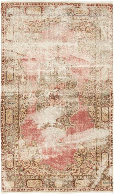 Vintage Turkish Hand-Knotted Rug - 3' 4" x 5' 7" (40" x 67")