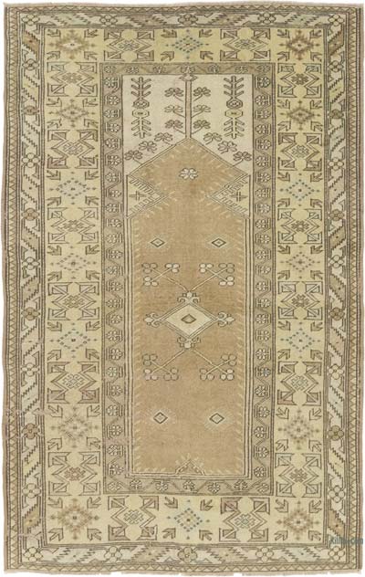 Vintage Turkish Hand-Knotted Rug - 4' 2" x 6' 6" (50" x 78")
