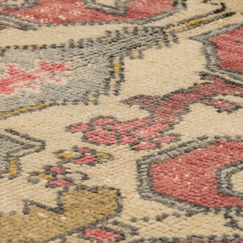 Alfombra Vintage Turca Anudada a Mano - 130 cm x 218 cm - K0084266