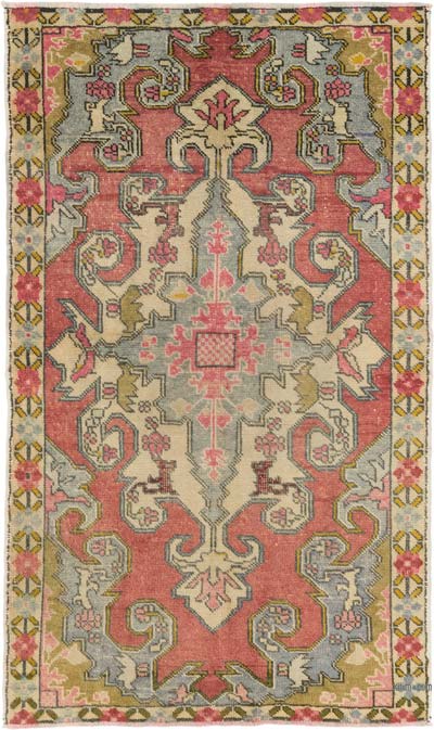 El Dokuma Vintage Hali - 130 cm x 218 cm