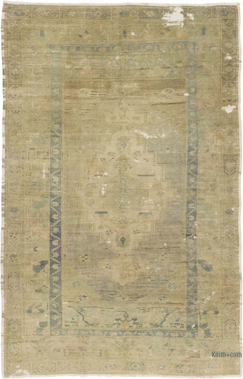 Vintage Turkish Hand-Knotted Rug - 5' 2" x 7' 11" (62" x 95") - K0084268