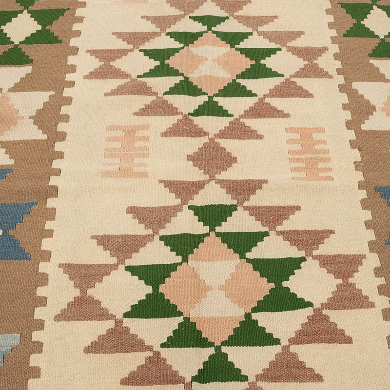 Alfombra Vintage Kilim Turca - 120 cm x 153 cm - K0084271