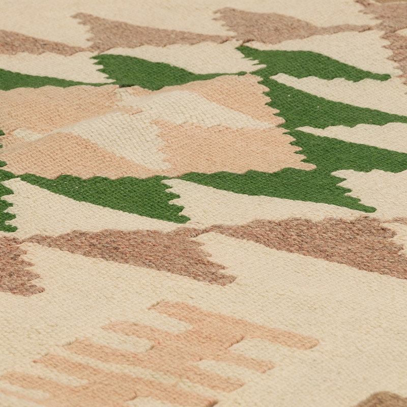 Alfombra Vintage Kilim Turca - 120 cm x 153 cm - K0084271