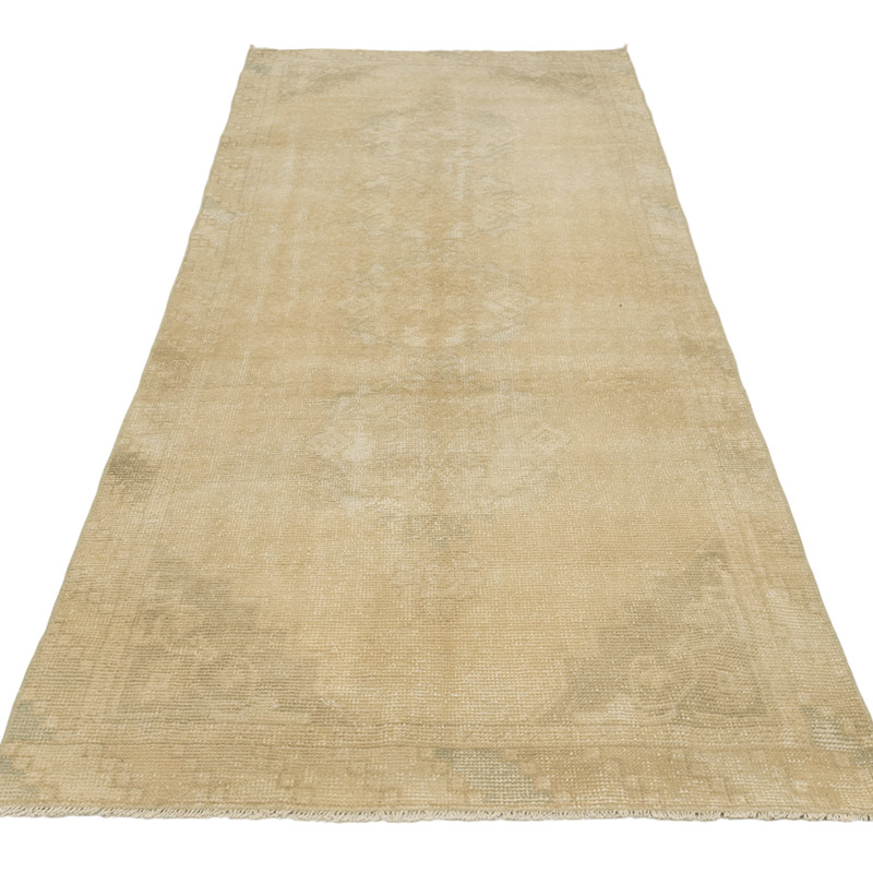 Vintage Turkish Hand-Knotted Runner - 3'  x 8' 7" (36" x 103") - K0084272